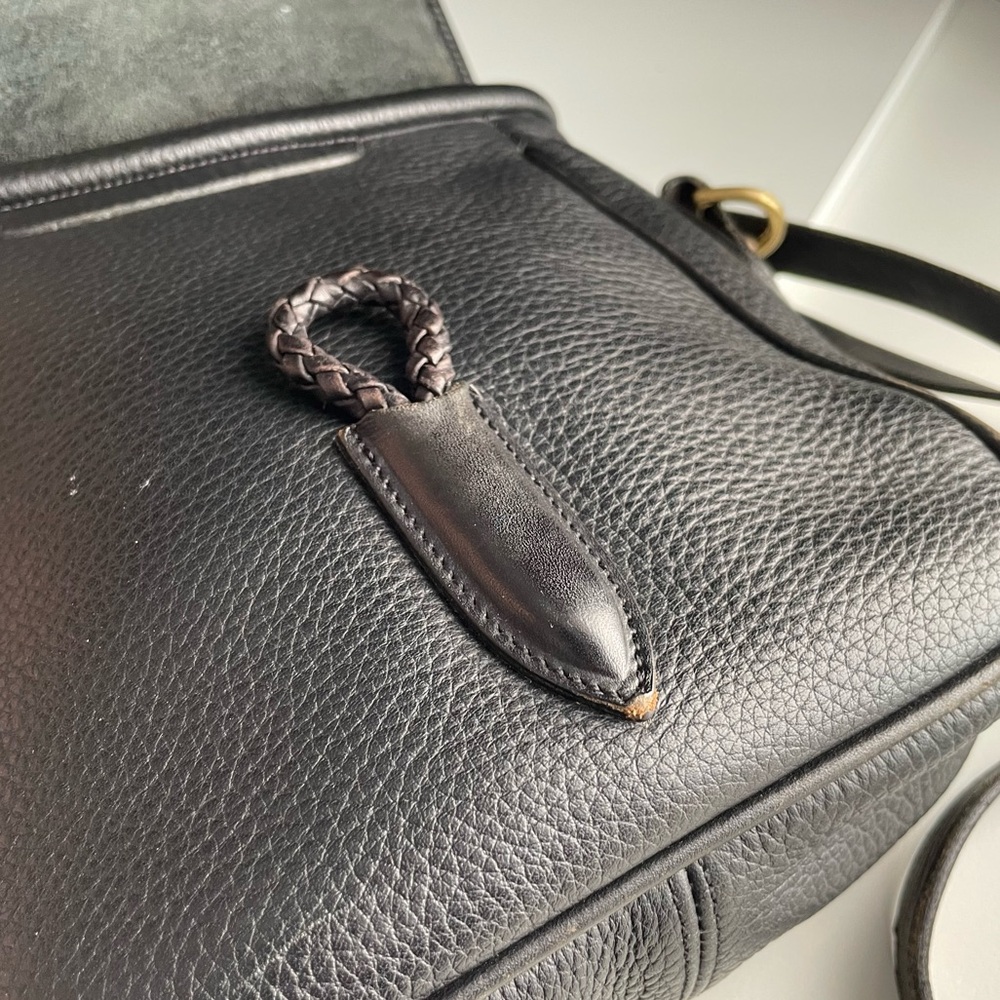Dooney & Bourke Black Leather Crossbody Bag - Picture 15 of 16